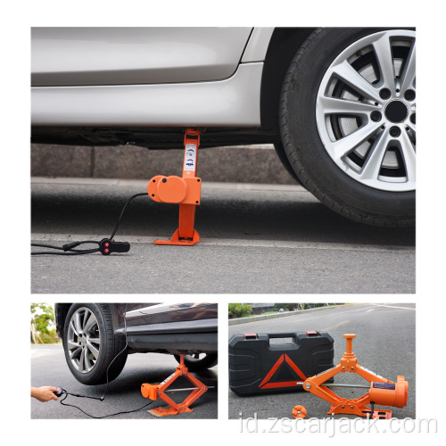 angkat mobil listrik 5T 52CM jack gunting listrik